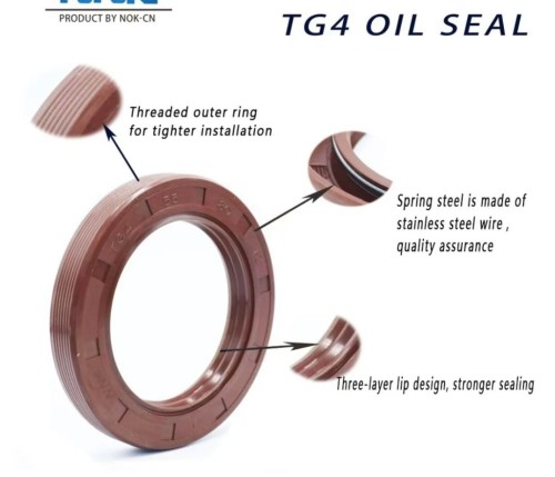 High-End  Skeleton Oil Seal for Hydraulic Sealing   double lip  slingle lip Rubber EPDM HNBR Neoprene Silicone oil seal